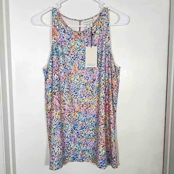 Adrienne Vittadini Tops - Adrienne Vittadini Women's M Sleeveless Lined Tunic Top Summer Blouse NWT